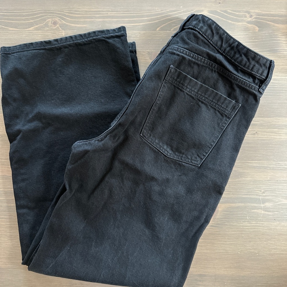 Banana Republic Black Wide Leg Jeans